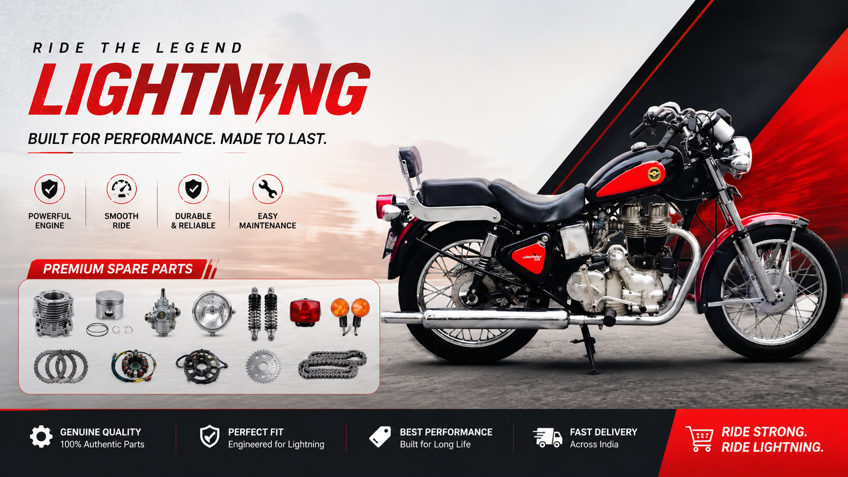 The Royal Enfield Lightning 535